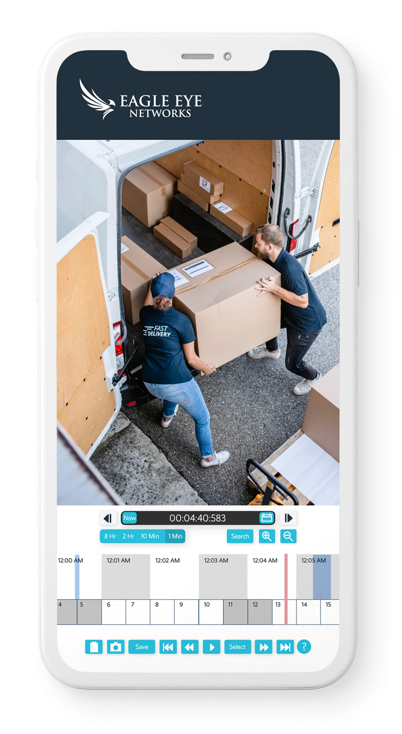 Eagle Eye Networks mobile cloud video interface